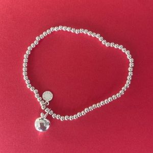 Thank You Teacher Silver Bangle Bracelet-Katie Loxton